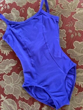 Girls' So Danca Violet Dance Camisole Leotard NWOT Size 7/8